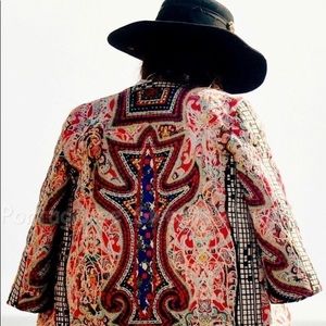 Zara- multicolored blazer jacket